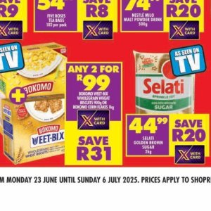 Biscuits at Shoprite