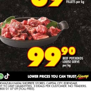 Beef at Shoprite