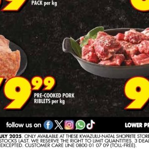 Pork at Shoprite