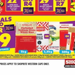 Rice at Shoprite
