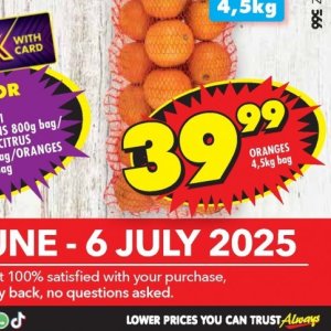 Oranges at Shoprite
