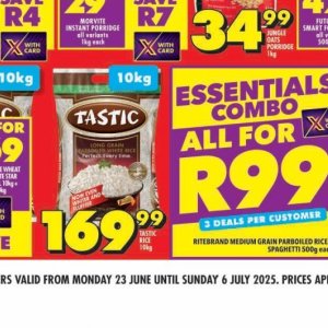 Rice at Shoprite