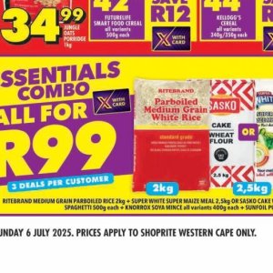 Rice at Shoprite