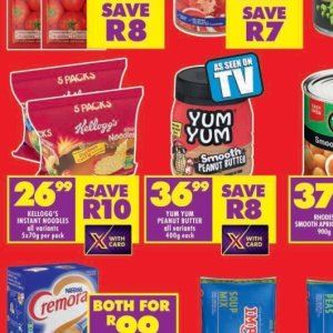 Noodles at Shoprite