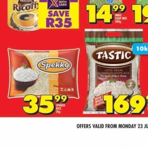Rice at Shoprite