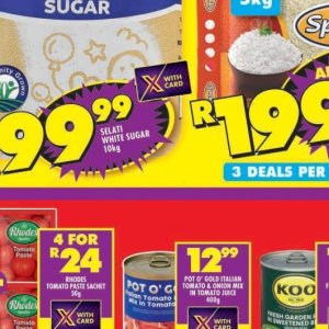 Sugar at Shoprite