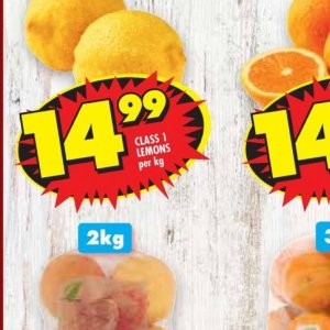 Lemons at Shoprite