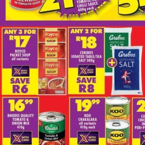 Soup at Shoprite