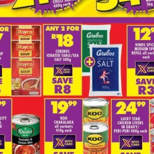 Salt at Shoprite