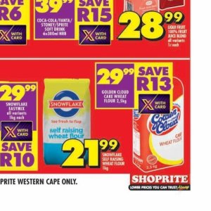 Flour at Shoprite