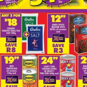 Salt at Shoprite