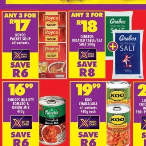 Soup at Shoprite