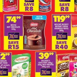 Chocolate at Shoprite