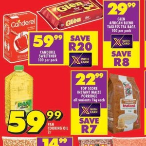 Sweetener at Shoprite