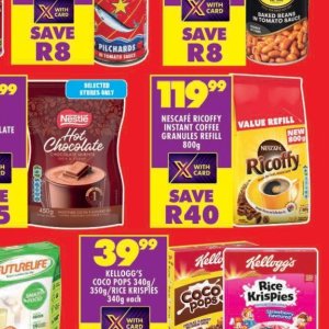 Coffee nescafe  at Shoprite
