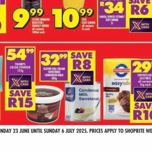 Cream at Shoprite