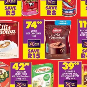 Chocolate at Shoprite