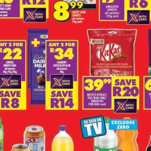Chocolate at Shoprite