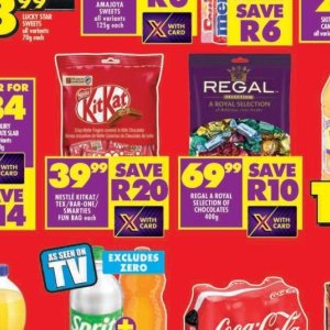 Chocolate at Shoprite
