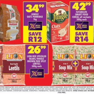 Lentils at Shoprite