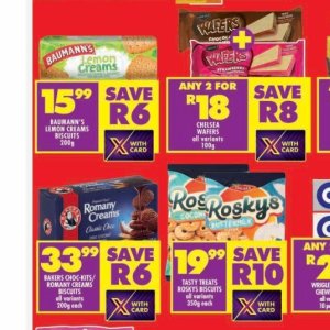 Biscuits at Shoprite