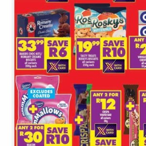 Biscuits at Shoprite