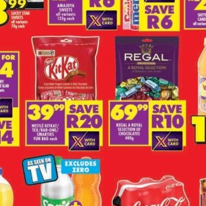 Chocolate at Shoprite