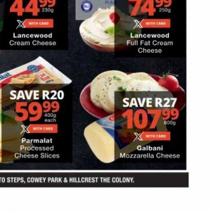 Mozzarella at Checkers