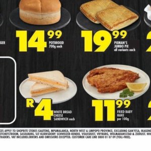 Bread at Shoprite