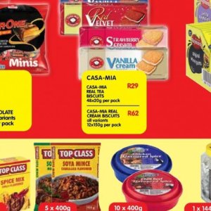 Biscuits at Shoprite