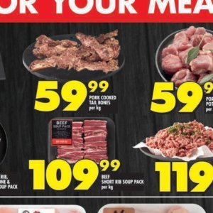 Pork at Shoprite