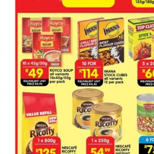 Soup at Shoprite