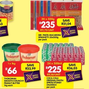 Pasta at Shoprite