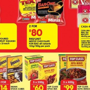 Chocolate at Shoprite