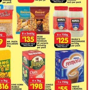 Noodles at Shoprite