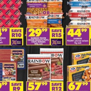 Burgers at Shoprite