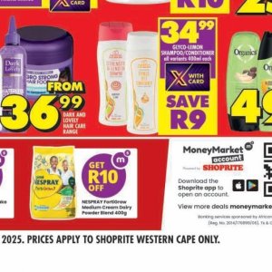 Cream at Shoprite