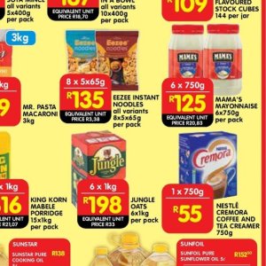 Noodles at Shoprite