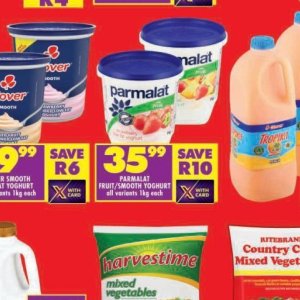 Yoghurt at Shoprite