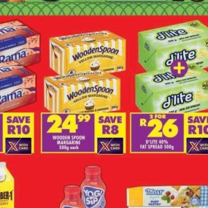 Margarine at Shoprite