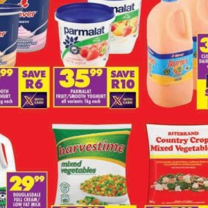 Yoghurt at Shoprite