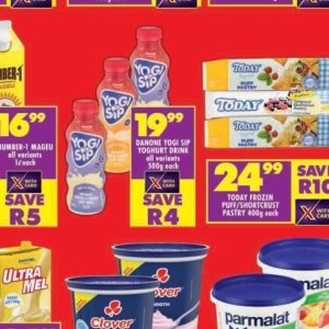 Yoghurt at Shoprite