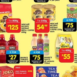 Coffee at Shoprite