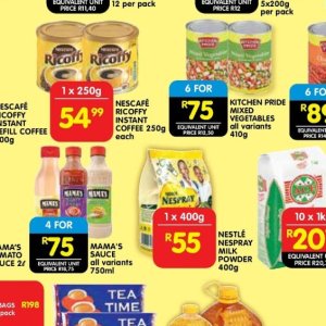 Coffee at Shoprite