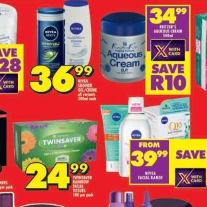 Shower gel nivea  at Shoprite