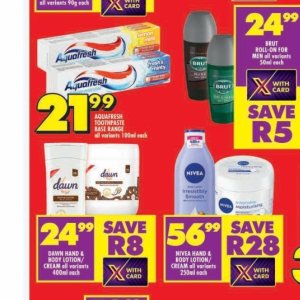 Toothpaste aquafresh  at Shoprite