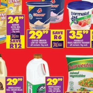 Yoghurt at Shoprite