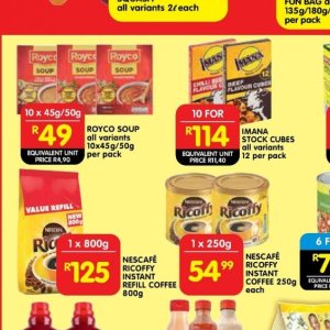 Soup at Shoprite