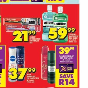 Mouthwash listerine  at Shoprite