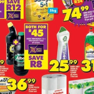 Bleach at Shoprite